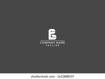 Letter B, P, PB alphabet abstract icon logo design for business