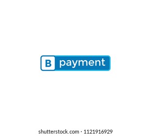 Letter B Payment Logo Design Template Stock Vector (Royalty Free ...