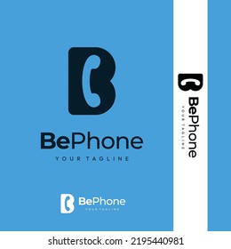 letter B phone logo inspiration