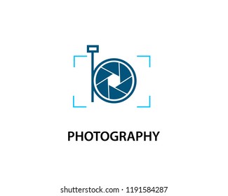 letter b photography logo template design