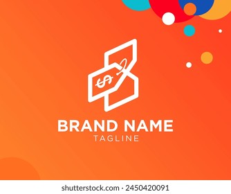 Plantilla de diseño de logotipo de etiqueta de Precio de letra B. venta, tienda, mercado, Vector de descuento