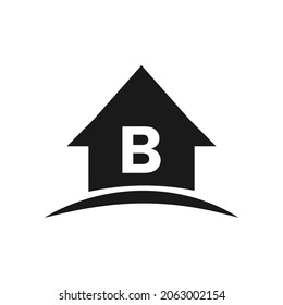 Letter B Real Estate Logo Template Stock Vector (Royalty Free) 2063002154