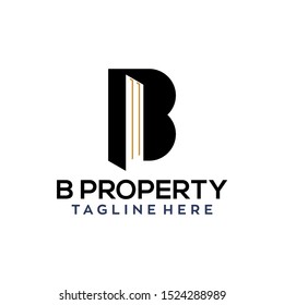 Letter B Of Real Estate Property Management Logo Template