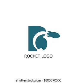 Letter B Rocket Logo Airline Business Stock Vector (Royalty Free ...