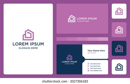 Letra b con la forma del edificio. iconos para negocios, edificios, inmuebles, edificios, sencillos. Vectores premium. tarjeta de visita.
