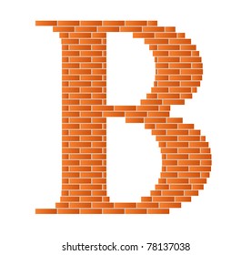 The letter B is shown in the picture.