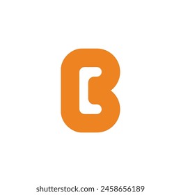 letter b simple cute simple logo vector 