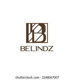 Letter B Simple Line Logo Design. Letter B Monogram Line Logo Identity for Branding, Business, Real Estate, Fasion and Elegant Brand