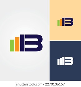 Letter B State Design Logo Vektor