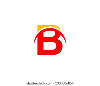 Letter B Swoosh Logo