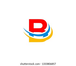 Letter B Swoosh Logo