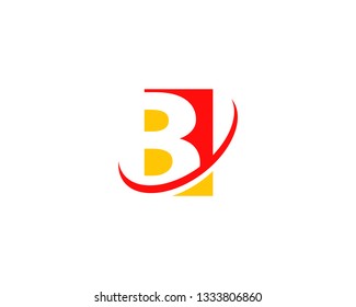 Letter B Swoosh Logo Stock Vector (Royalty Free) 1333806860 | Shutterstock