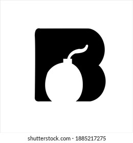 letter B symbol logo desin