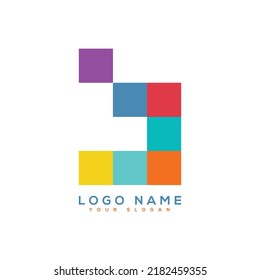 Letter B tech logo design vector image