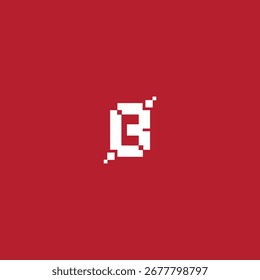 Letter B tech logo Icon flat vector design