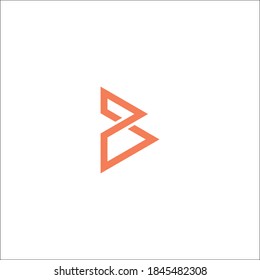 Letter B technology smart and modern a slick logo for a web and mobile app growth platform.