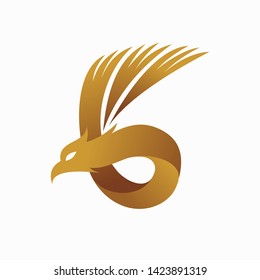 letter B that forms the bird
