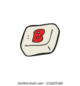 Letter B Tile Cartoon Stock Vector (Royalty Free) 112655186 | Shutterstock