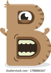 Letter B - Tiny Monster Alphabet