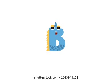 Letter B vector Icon Illustration