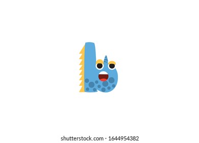Letra b vector Icon Illustración