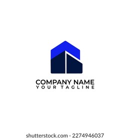 Letter B vector icon. Real estate and mortgage vector logo design with isolated background.