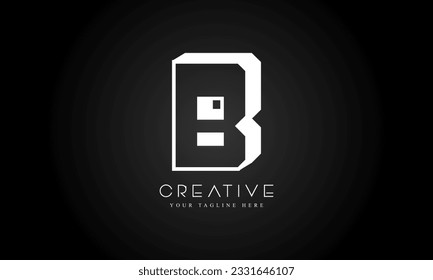 Buchstabe B Vektorgrafik-Vorlage