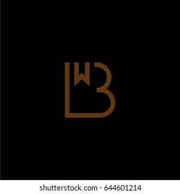 The Letter B Vector Logo. Book Store