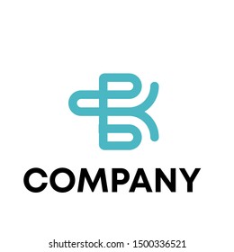 letter B vector logo design template