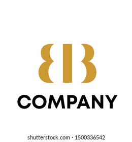 letter B vector logo design template