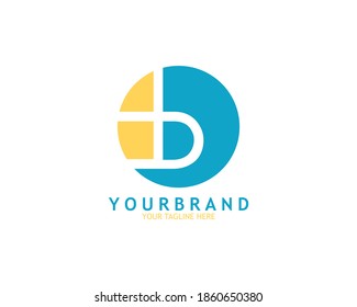 Letter B vector logo design template, Letter Logo