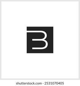 Letra B Vector Diseño de Logo