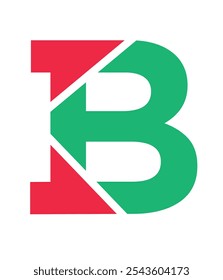 Letter b vector logo design