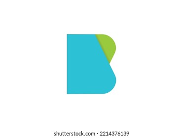 Letter B vector logo and icon design template