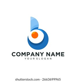Letter B vector logo icon design template elements
