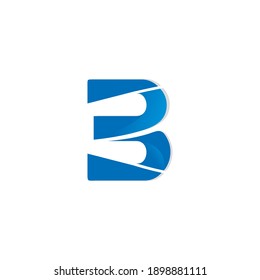 ilustración del logotipo del vector de letra B