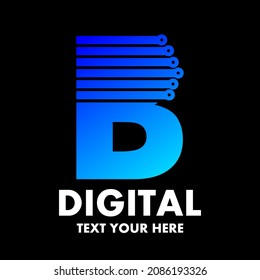 letter b vector logo template illustration.This logo suitable for business