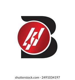 Letter B vector logo template, Colorful Letter B logo, Financial Company Logo, Financial Institute Advisors Logo Design Template Vector Icon