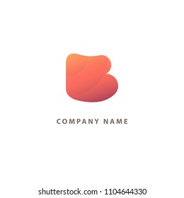 Letter B vector logo. Vintage Insignia and Logotype. Business sign, identity, label, badge initials. Monogram design elements, graceful template. Calligraphic elegant logo design. B line  art monogram