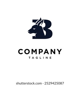 Letter B Wallaby logo icon vector