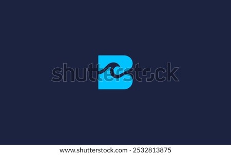 Letter b with waves logo icon design vector design template inspiration