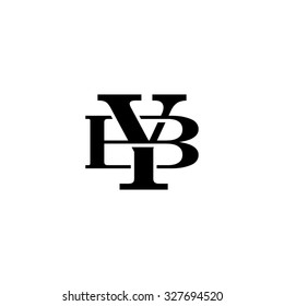 letter B and Y monogram logo