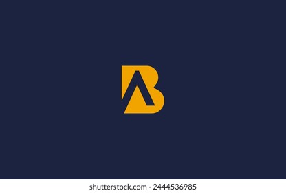 letter ba or ab logo icon design vector design template inspiration