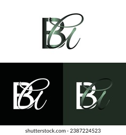 Letter BA luxury modern monogram logo vector design, logo initial vector mark element graphic illustration design template