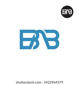 Letter BAB Monogram Logo Design