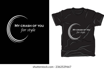 Letter base T shirt design and vrctor