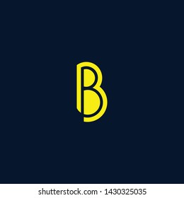 Letter BB B Clean and Minimal Initial Based Logo Design