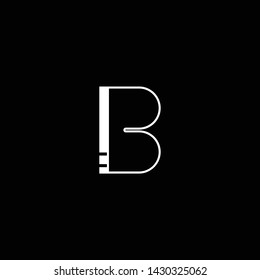 Letter BB B Clean and Minimal Initial Based Logo Design