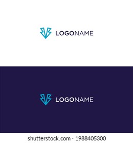 Letter BB mit Blazer Logo Concept Icon Vectordesign