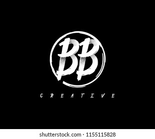 Letter BB Circle Line Abstract Artistic Urbane Logotype